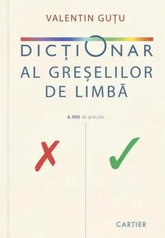 Coperta cărții Dicționar al greșelilor de limbă