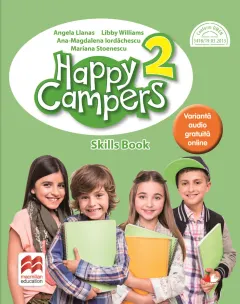 Coperta cărții Happy Campers. Skills Book. Clasa a II-a