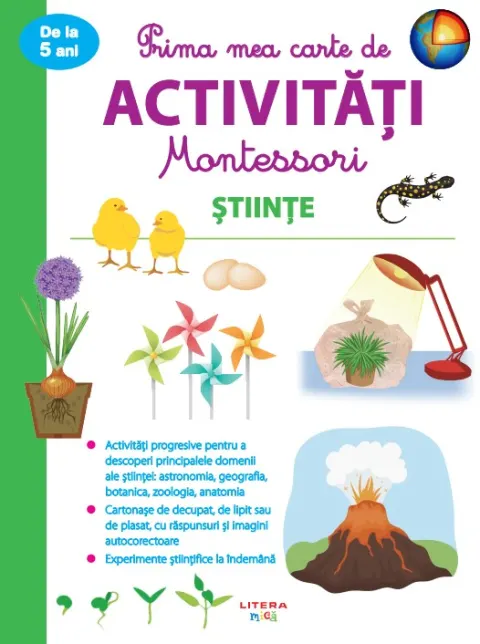 Coperta cărții Prima mea carte de activitati Montessori. Stiinte
