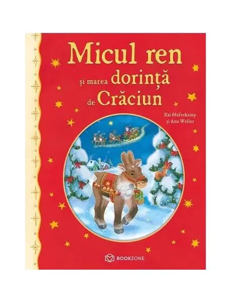 Coperta cărții Micul ren și marea dorință de Crăciun