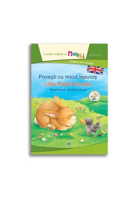 Coperta cărții Povesti cu micul iepuras - Little Rabbit Stories - Bilingv