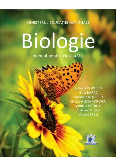 Coperta cărții Biologie - Manual pentru clasa a V-a