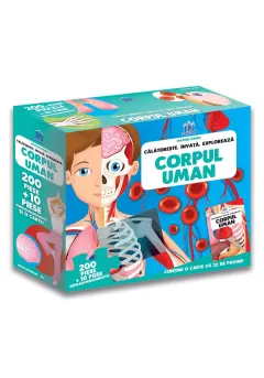 Coperta cărții Calatoreste, Invata, Exploreaza: Corpul Uman