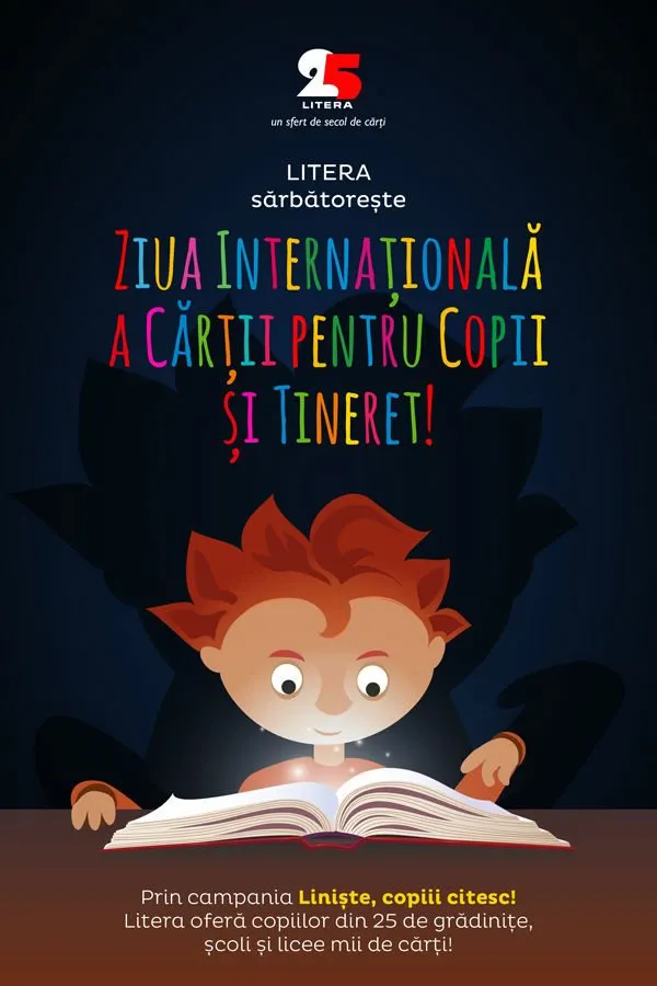 Litera sarbatoreste Ziua Internationala a cartii pentru copii si tineri