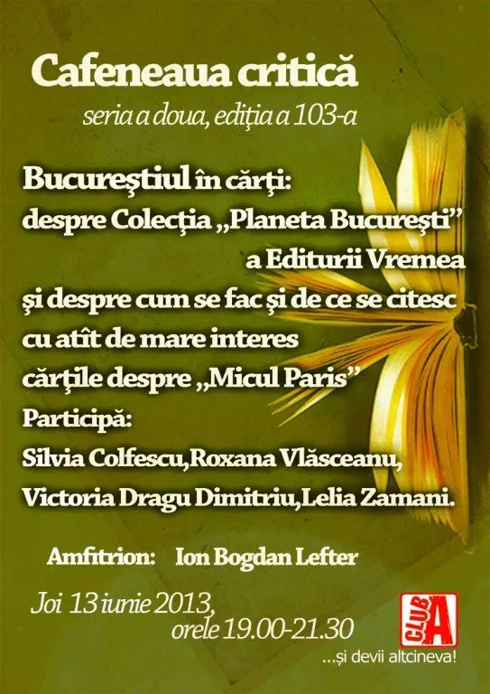 Cafeneaua_critica_103_Editura_Vremea_Planeta_Bucuresti_AFIS