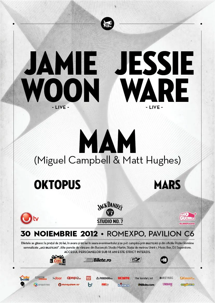 Câștigă două invitații la concertul lui Jessie Ware și Jamie Woon