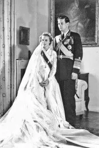 Regina Ana si Regele Mihai la nunta