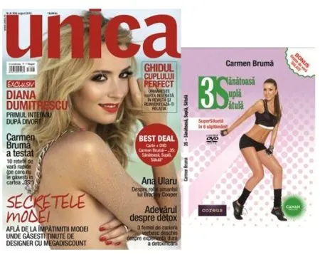 Revista_Unica_august_+_carte_si_DVD_Carmen_Bruma