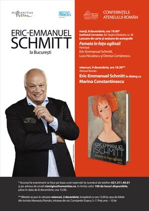 Eric Emmanuel Schmitt la Bucuresti