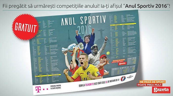 afis anul sportiv