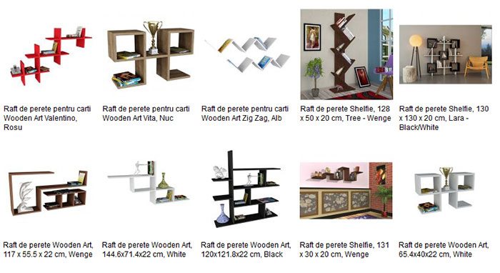 rafturi pentru cărți