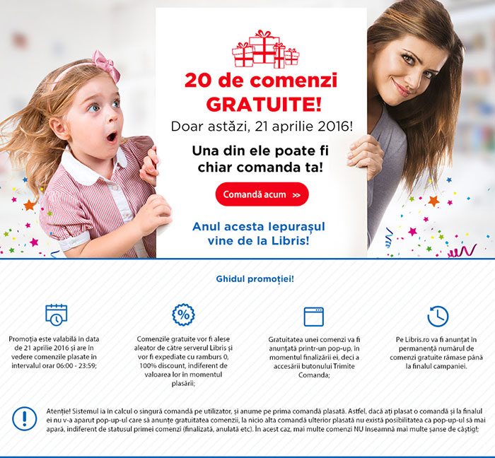 comenzi gratuite