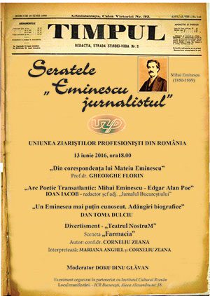 eminescu jurnalistul