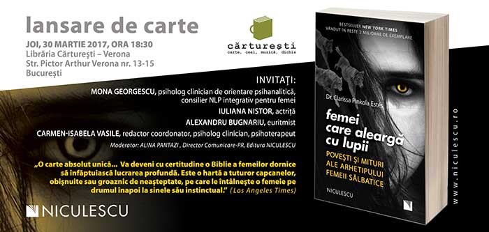 Femei care aleargă cu lupii
