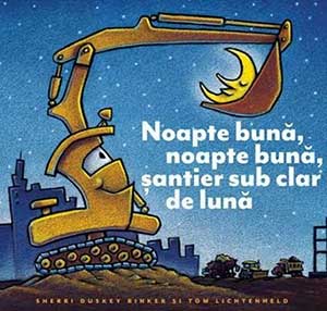Noapte buna, noapte buna, santier sub clar de luna