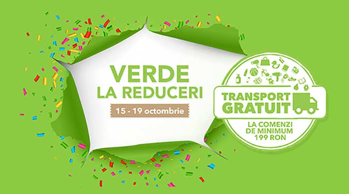 Verde la reduceri