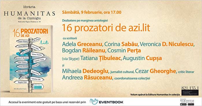 16 prozatori de azi.lit