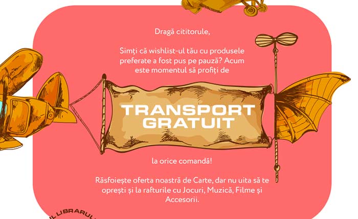 Transport gratuit la orice carte
