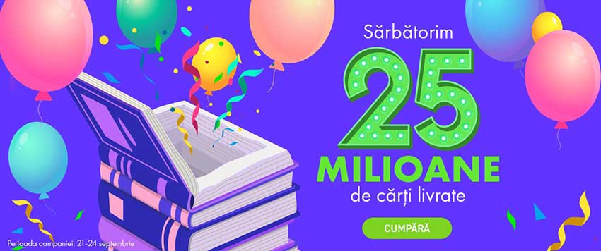 25 de milioane de cărți livrate