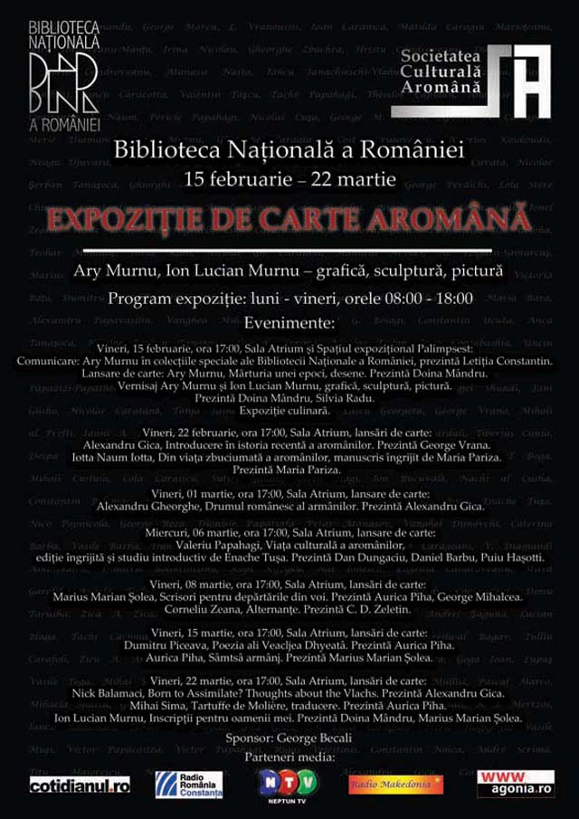 Expozitie de carte aromana