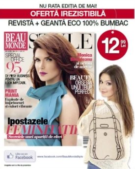 revista_Beau_Monde_cadou_geanta_eco